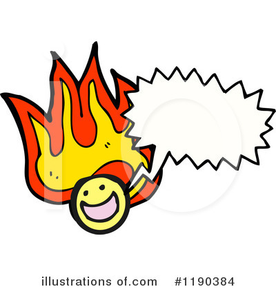 Royalty-Free (RF) Flaming Monster Clipart Illustration by lineartestpilot - Stock Sample #1190384