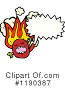 Flaming Monster Clipart #1190387 by lineartestpilot