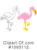 Flamingo Clipart #1093112 by Alex Bannykh