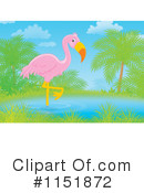 Flamingo Clipart #1151872 by Alex Bannykh