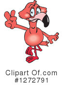 Flamingo Clipart #1272791 by Dennis Holmes Designs