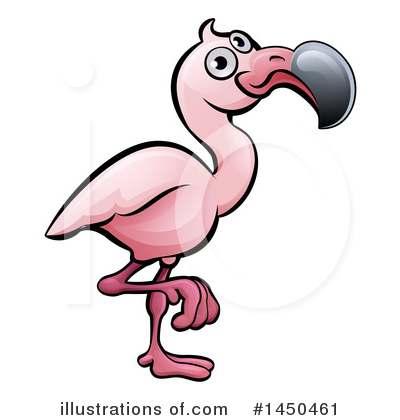 Royalty-Free (RF) Flamingo Clipart Illustration by AtStockIllustration - Stock Sample #1450461