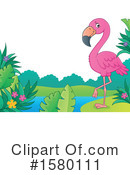 Flamingo Clipart #1580111 by visekart