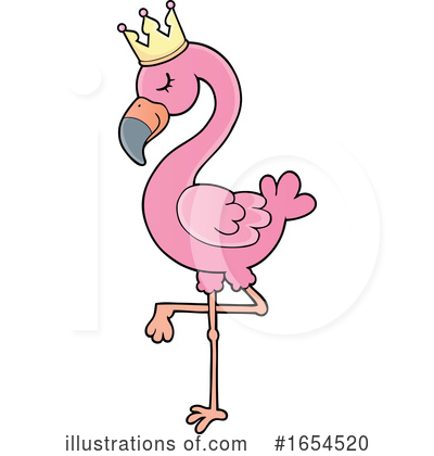Flamingos Clipart #1654520 by visekart