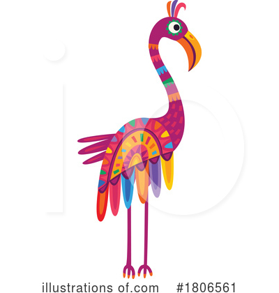 Flamingo Clipart #1806561 by Vector Tradition SM