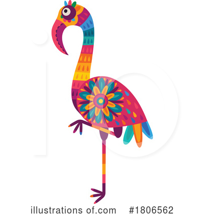 Royalty-Free (RF) Flamingo Clipart Illustration by Vector Tradition SM - Stock Sample #1806562