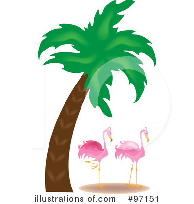 Flamingo Clipart #97151 by Pams Clipart