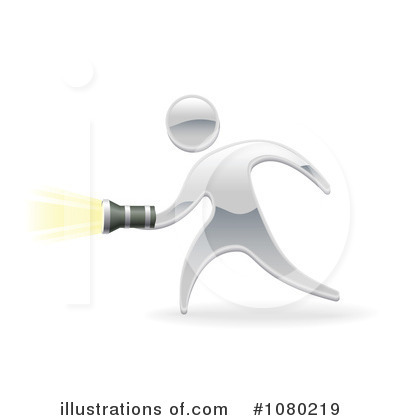 Royalty-Free (RF) Flashlight Clipart Illustration by AtStockIllustration - Stock Sample #1080219