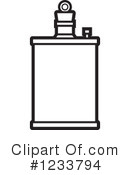 Flask Clipart #1233794 by Lal Perera