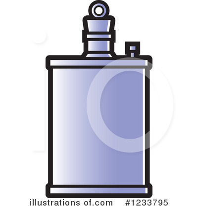 Flask Clipart #1233795 by Lal Perera