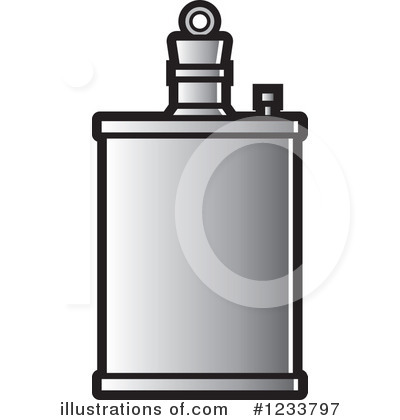 Flask Clipart #1233797 by Lal Perera