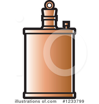 Royalty-Free (RF) Flask Clipart Illustration by Lal Perera - Stock Sample #1233799