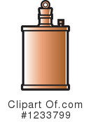 Flask Clipart #1233799 by Lal Perera