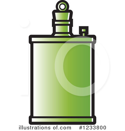Flask Clipart #1233800 by Lal Perera