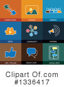 Flat Icons Clipart #1336417 by ColorMagic