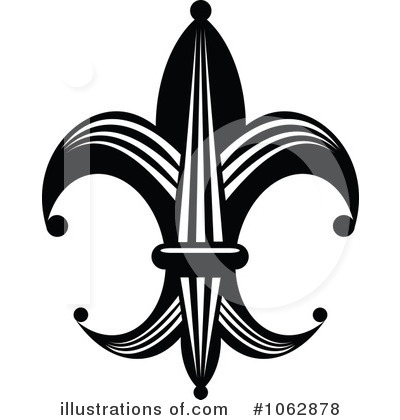 Royalty-Free (RF) Fleur De Lis Clipart Illustration by Vector Tradition SM - Stock Sample #1062878