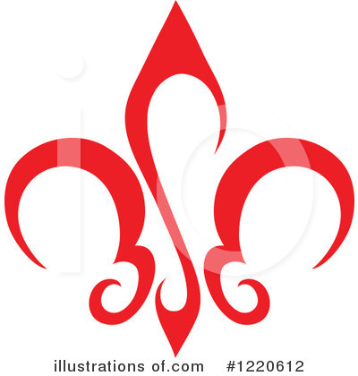 Royalty-Free (RF) Fleur De Lis Clipart Illustration by cidepix - Stock Sample #1220612