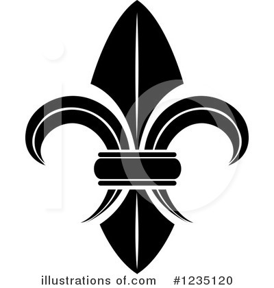 Royalty-Free (RF) Fleur De Lis Clipart Illustration by Vector Tradition SM - Stock Sample #1235120