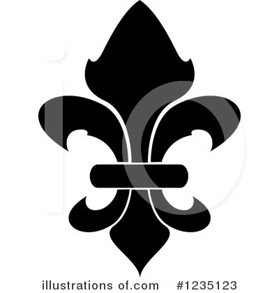 Royalty-Free (RF) Fleur De Lis Clipart Illustration by Vector Tradition SM - Stock Sample #1235123
