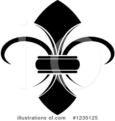 Royalty-Free (RF) Fleur De Lis Clipart Illustration by Vector Tradition SM - Stock Sample #1235125