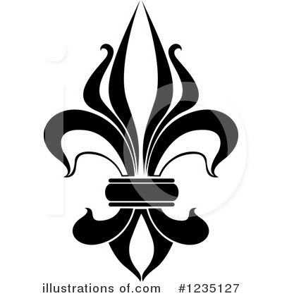 Royalty-Free (RF) Fleur De Lis Clipart Illustration by Vector Tradition SM - Stock Sample #1235127