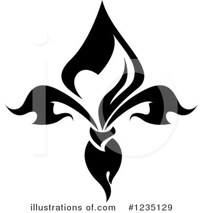 Royalty-Free (RF) Fleur De Lis Clipart Illustration by Vector Tradition SM - Stock Sample #1235129