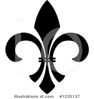Royalty-Free (RF) Fleur De Lis Clipart Illustration by Vector Tradition SM - Stock Sample #1235137