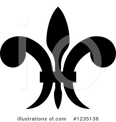 Royalty-Free (RF) Fleur De Lis Clipart Illustration by Vector Tradition SM - Stock Sample #1235138