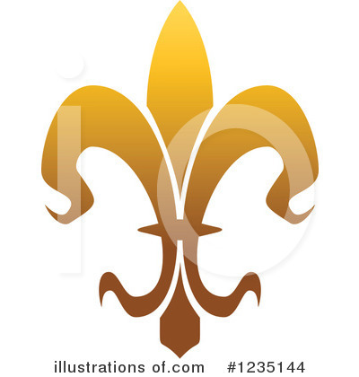 Royalty-Free (RF) Fleur De Lis Clipart Illustration by Vector Tradition SM - Stock Sample #1235144