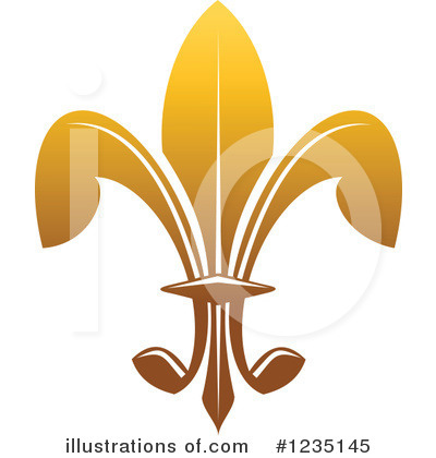 Royalty-Free (RF) Fleur De Lis Clipart Illustration by Vector Tradition SM - Stock Sample #1235145