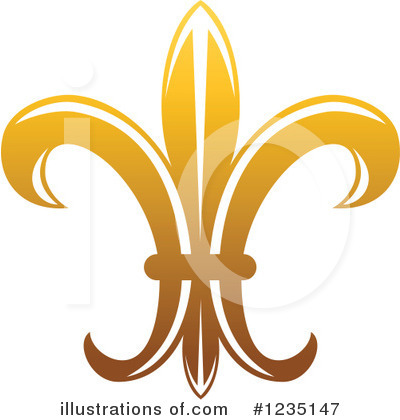 Royalty-Free (RF) Fleur De Lis Clipart Illustration by Vector Tradition SM - Stock Sample #1235147