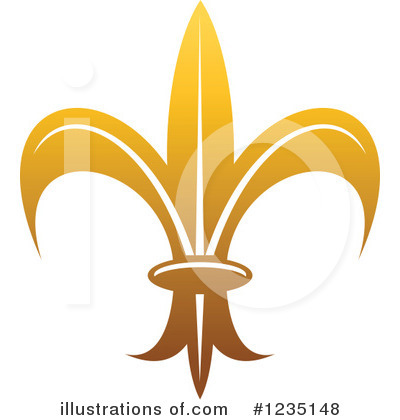 Royalty-Free (RF) Fleur De Lis Clipart Illustration by Vector Tradition SM - Stock Sample #1235148