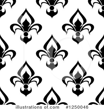 Royalty-Free (RF) Fleur De Lis Clipart Illustration by Vector Tradition SM - Stock Sample #1250046
