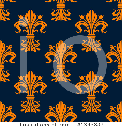 Royalty-Free (RF) Fleur De Lis Clipart Illustration by Vector Tradition SM - Stock Sample #1365337