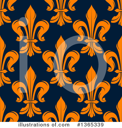 Royalty-Free (RF) Fleur De Lis Clipart Illustration by Vector Tradition SM - Stock Sample #1365339