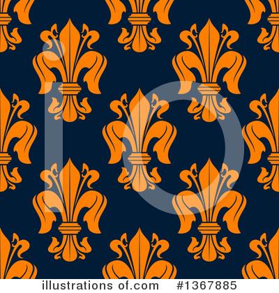 Royalty-Free (RF) Fleur De Lis Clipart Illustration by Vector Tradition SM - Stock Sample #1367885