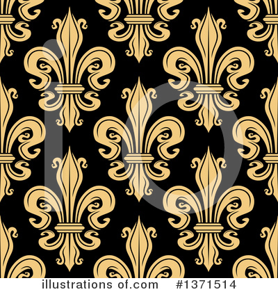 Royalty-Free (RF) Fleur De Lis Clipart Illustration by Vector Tradition SM - Stock Sample #1371514