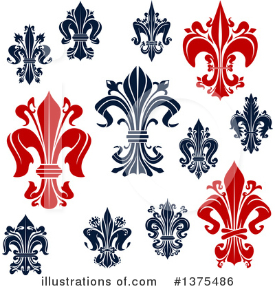 Royalty-Free (RF) Fleur De Lis Clipart Illustration by Vector Tradition SM - Stock Sample #1375486