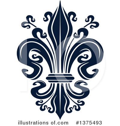 Royalty-Free (RF) Fleur De Lis Clipart Illustration by Vector Tradition SM - Stock Sample #1375493