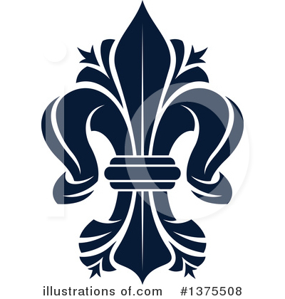 Royalty-Free (RF) Fleur De Lis Clipart Illustration by Vector Tradition SM - Stock Sample #1375508