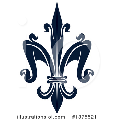 Royalty-Free (RF) Fleur De Lis Clipart Illustration by Vector Tradition SM - Stock Sample #1375521