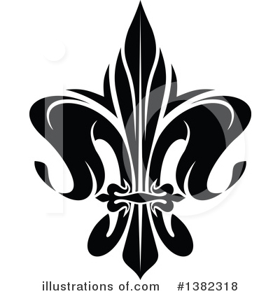 Royalty-Free (RF) Fleur De Lis Clipart Illustration by Vector Tradition SM - Stock Sample #1382318