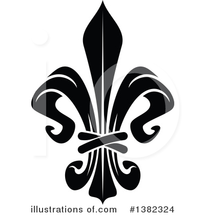 Royalty-Free (RF) Fleur De Lis Clipart Illustration by Vector Tradition SM - Stock Sample #1382324