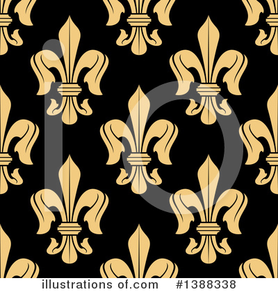 Royalty-Free (RF) Fleur De Lis Clipart Illustration by Vector Tradition SM - Stock Sample #1388338