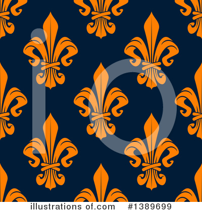 Royalty-Free (RF) Fleur De Lis Clipart Illustration by Vector Tradition SM - Stock Sample #1389699