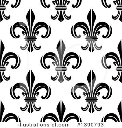 Royalty-Free (RF) Fleur De Lis Clipart Illustration by Vector Tradition SM - Stock Sample #1390793