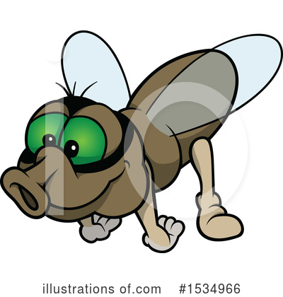 House Fly Clipart #1534966 by dero