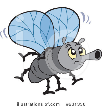 Royalty-Free (RF) Flies Clipart Illustration by visekart - Stock Sample #231336