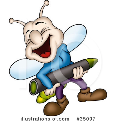 Royalty-Free (RF) Flies Clipart Illustration by dero - Stock Sample #35097