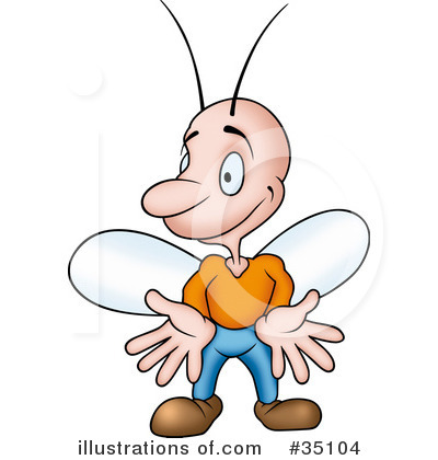 Royalty-Free (RF) Flies Clipart Illustration by dero - Stock Sample #35104